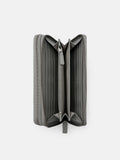 PEDRO Tumbled Leather Travel Organiser - Grey Tumble