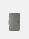 PEDRO Tumbled Leather Travel Organiser - Grey Tumble