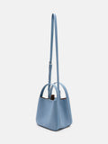 PEDRO Dana Leather Bucket Bag - Slate Blue