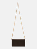 PEDRO Leather Bi-Fold Long Wallet - Dark Brown