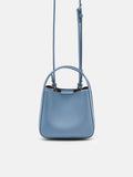 PEDRO Dana Leather Pouch - Slate Blue