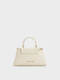 CHARLES & KEITH Women Micro Lilibet Top Handle Bag_Cream