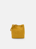 PEDRO Loli Leather Bucket Bag- Yellow