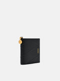 PEDRO Quilted Leather Bi-Fold Wallet - Black