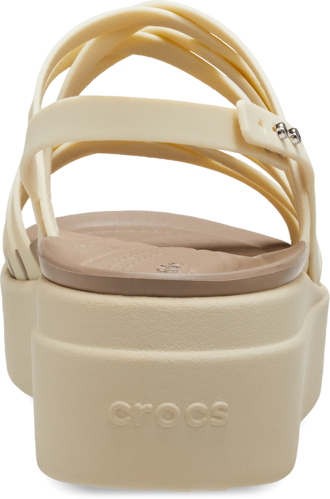 CROCS WOMEN'S  BROOKLYN STRAPPY LOW WEDGE