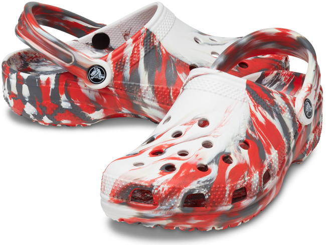 CROCS UNISEX CLASSIC MARBLED CLOG