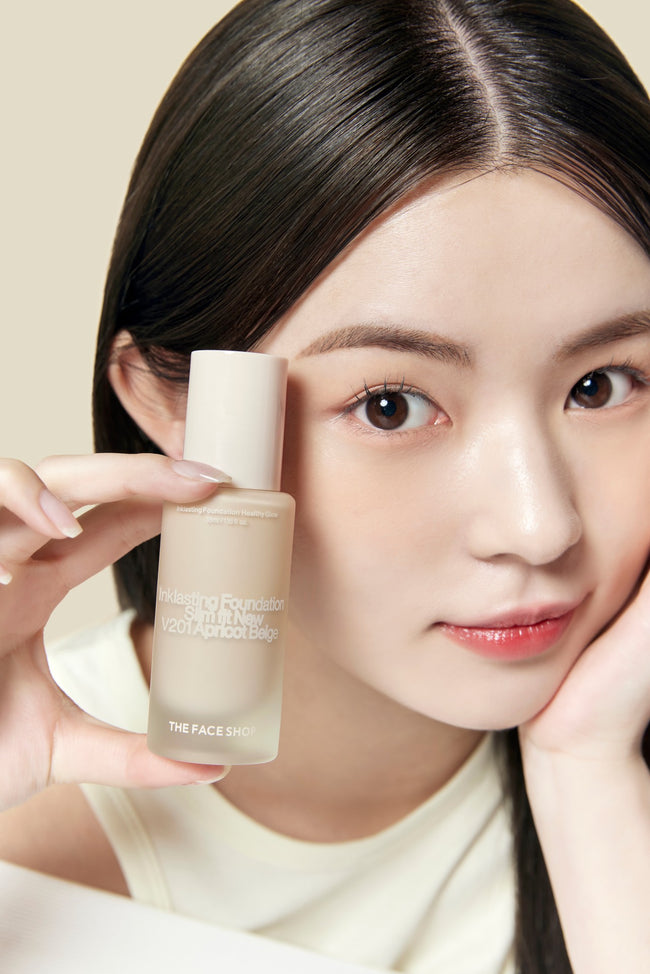 THEFACESHOP INK LASTING FOUNDATION  SLIM FIT NEW C201