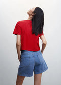 MANGO WOMEN T-SHIRT QUOI-70