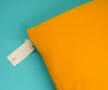 1NOM Jacquard Cotton Throw Pillow - Yellow