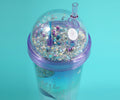 1NOM Double-layer Mermaid Tumbler with Fishtail Straw