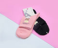 1NOM Korean Style Cute Animal Womens Crew Socks - 2 Pairs