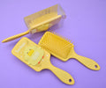 1NOM Jiwuu Family 3D Rectangular Hair Brush - Yellow