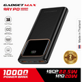 GADGET MAX RAY PD Series 10000mAh PD+QC Fast Charging Power Bank(PD 20W+QC 22.5W)