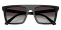 BOLD By BLAZON - Black (30058G) Sunglasses with Dark Gray Gradient lenses (Edgewater MK2249U 30058G 55) by MICHAEL KORS