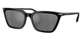 BOLD By BLAZON - Black (300588) Sunglasses with Silver Flash Gradient Mirrored lenses (Everglades MK2250U 300588 58) by MICHAEL KORS