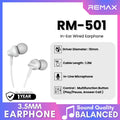 REMAX - RM-501 3.5mm Wired Earphone