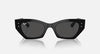 BOLD By BLAZON - Black (667787) Sunglasses with Dark Gray lenses (Zena RB4430 667787 52) by Ray-Ban