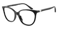 BOLD By BLAZON - Shiny Black (5017) Eyeglasses (EA3249U 5017 55) by EMPORIO ARMANI