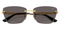 BOLD By BLAZON - Gold (280/87) Sunglasses with Black Smoke lenses (VO4332S 280/87 59) by Vogue Eyewear