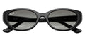 BOLD By BLAZON - Black (667787) Sunglasses with Dark Gray lenses (RB4457D 667787 55) by Ray-Ban