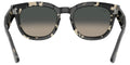 BOLD By BLAZON - Havana on Polished Grey Sunglasses with Grey Gradient lenses (Mega Hawkeye RB0298S 133371 53) by Ray-Ban
