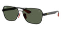 BOLD By BLAZON - Matte Black (F00271) Sunglasses (RB8336M Scuderia Ferrari F00271 58) by Ray-Ban