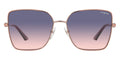 BOLD By BLAZON - Pink Gold (5075I6) Sunglasses with Pink Gradient Blue lenses (VO4199S 5075I6 58) by Vogue Eyewear