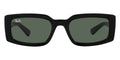 BOLD By BLAZON - Black (667771) Sunglasses with Dark Green lenses (Kiliane RB4395F 667771 54) by Ray-Ban
