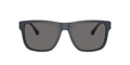 Emporio Armani Polarized Dark Grey Square Men's Sunglasses 0EA4163-508881-56