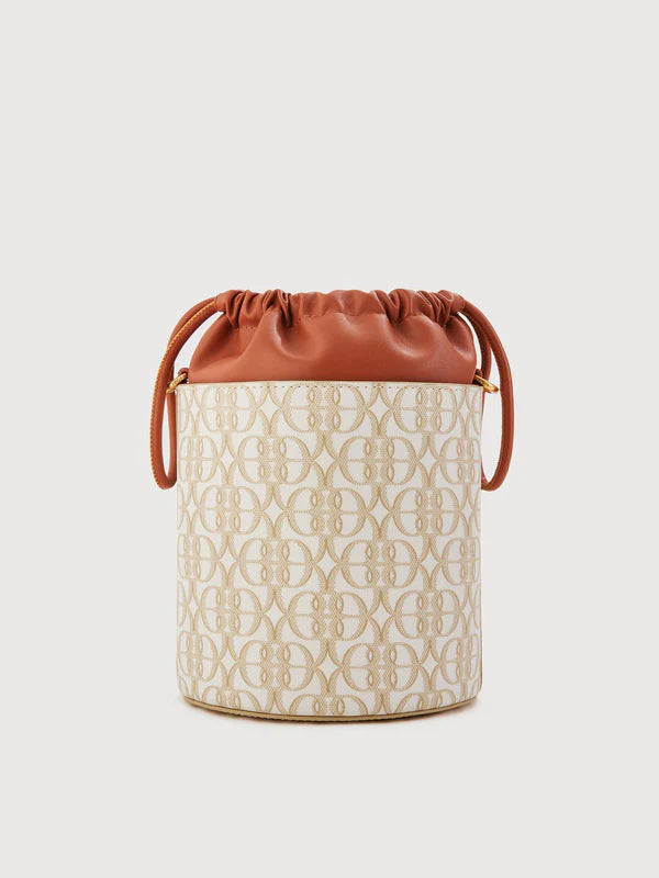 BONIA WOMEN LA LUNA MONOGRAM BUCKET BAG 860387-031B-05