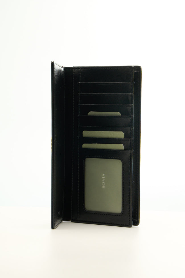 BONIA Women Split Leather Bifold Long Wallet 860479-532-08