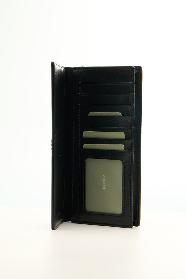 BONIA Women Split Leather Bifold Long Wallet 860479-532-08