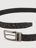 BONIA Men Monogram Belt with Logo Buckle 866005-807C-08