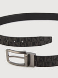 BONIA Men Monogram Belt with Logo Buckle 866005-807C-08