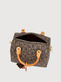 BONIA Monogram Satchel Bag 868522-008A-25