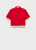 MANGO WOMEN SHIRT TRIM-70