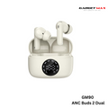 GADGET MAX - GM90 ANC BUD2 Dual ENC Active Noise Cancellation Bluetooth Wireless Earbuds