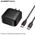 GADGET MAX - PD102U 20W PD Type- C Charger Set