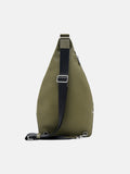 PEDRO Icon Leather Sling Pouch-Military Green