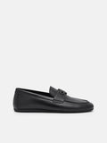 PEDRO Icon Leather Loafers-Black