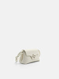 PEDRO Icon Leather Mini Shoulder Bag-Chalk