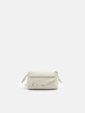 PEDRO Icon Leather Mini Shoulder Bag-Chalk