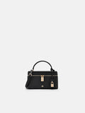 PEDRO Ari Leather Shoulder Bag-Black