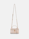 PEDRO Ari Leather Shoulder Bag-Champagne