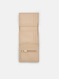 PEDRO Icon Leather Tri-Fold Wallet-Sand