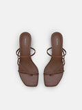 PEDRO Icon Heel Sandals- Brown