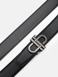 PEDRO Icon Leather Automatic Belt-Black