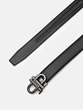 PEDRO Icon Leather Automatic Belt-Black