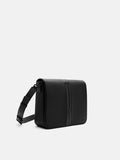 PEDRO Textured Panel Messenger Bag-Black
