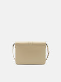 PEDRO The Textured Panel Messenger Bag-Taupe